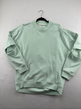 Tibi Mint Green Women’s Crewneck Sweatshirt